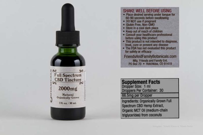 2000mg Tincture Natural